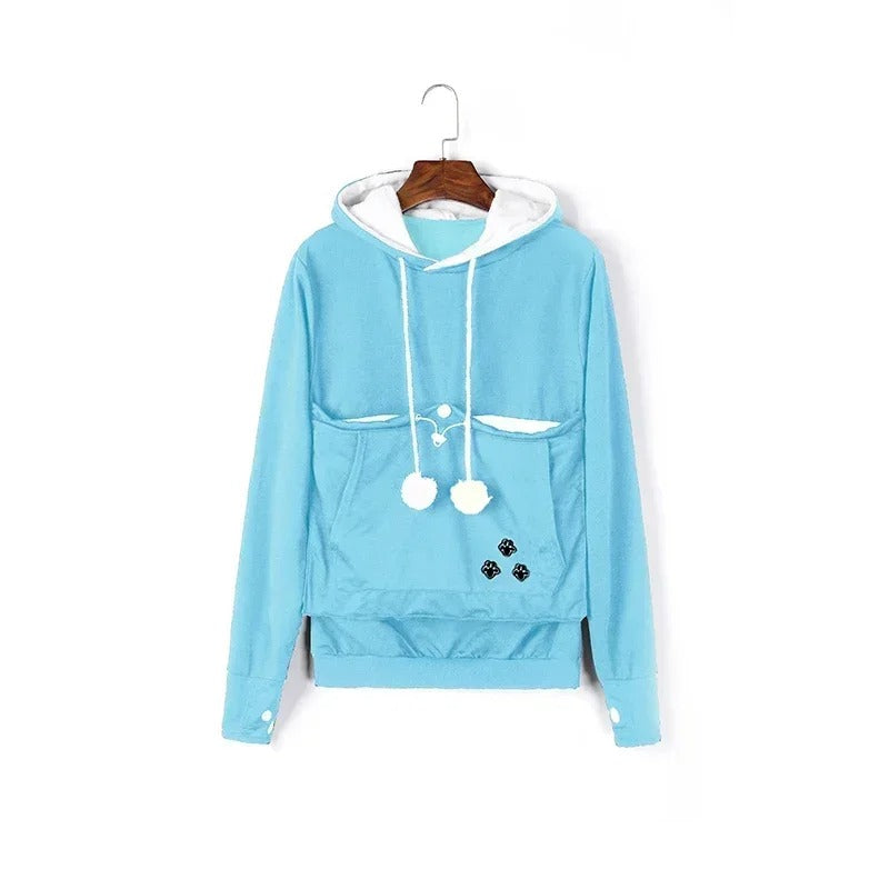 Women’s Hoodie with Pet Pocket – Casual & Cosy