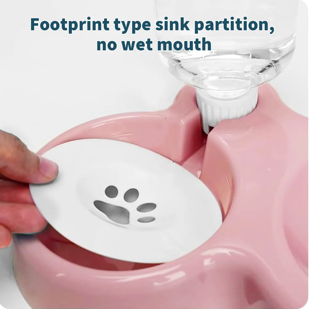 Automatic Pet Feeder & Water Dispenser – Food and Water Bowl for Cats and Dogs