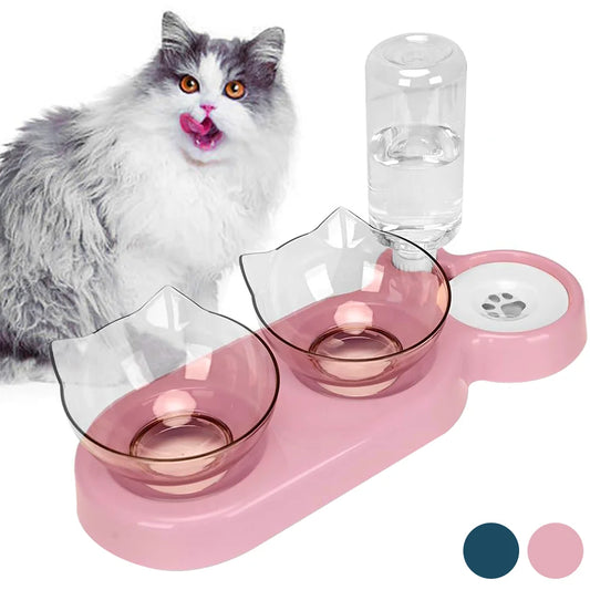 Automatic Pet Feeder & Water Dispenser – Food and Water Bowl for Cats and Dogs
