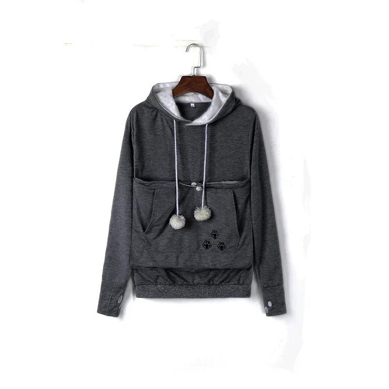 Women’s Hoodie with Pet Pocket – Casual & Cosy