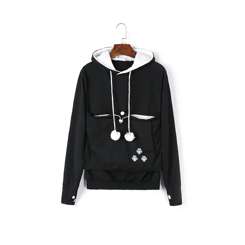 Women’s Hoodie with Pet Pocket – Casual & Cosy