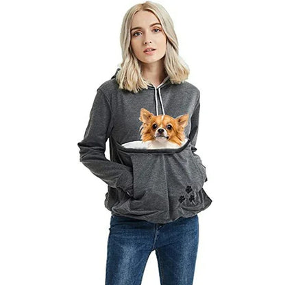 Women’s Hoodie with Pet Pocket – Casual & Cosy