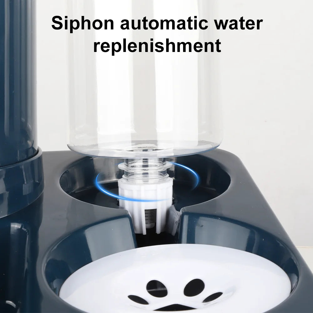 [UK STOCK] Automatic Cat Feeder & Water Dispenser – 2-in-1 Food and Water Station