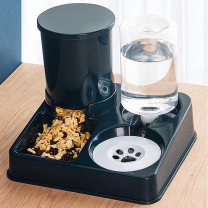 [UK STOCK] Automatic Cat Feeder & Water Dispenser – 2-in-1 Food and Water Station