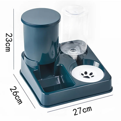 [UK STOCK] Automatic Cat Feeder & Water Dispenser – 2-in-1 Food and Water Station