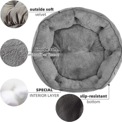 Pet Bed for Small and Large Pets – Soft, Washable & Water-Resistant