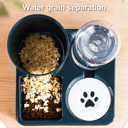 [UK STOCK] Automatic Cat Feeder & Water Dispenser – 2-in-1 Food and Water Station