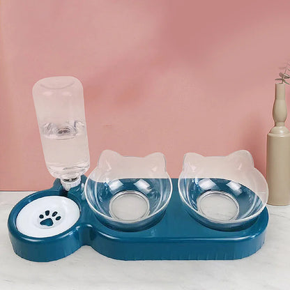 Automatic Pet Feeder & Water Dispenser – Food and Water Bowl for Cats and Dogs