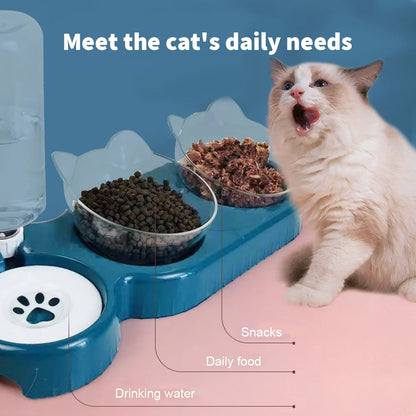 Automatic Pet Feeder & Water Dispenser – Food and Water Bowl for Cats and Dogs