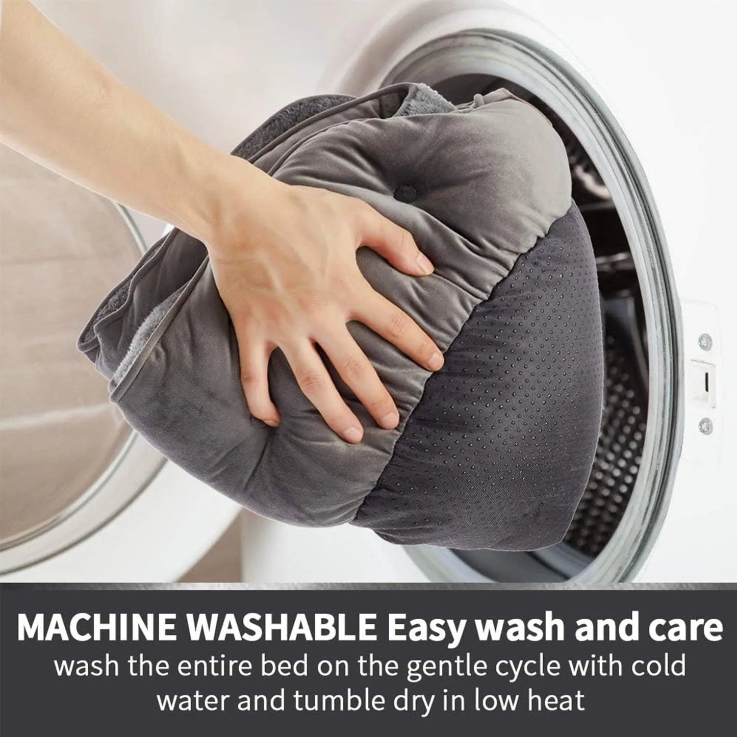 Pet Bed for Small and Large Pets – Soft, Washable & Water-Resistant