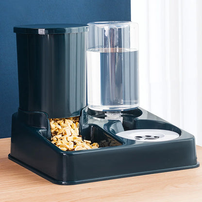 [UK STOCK] Automatic Cat Feeder & Water Dispenser – 2-in-1 Food and Water Station